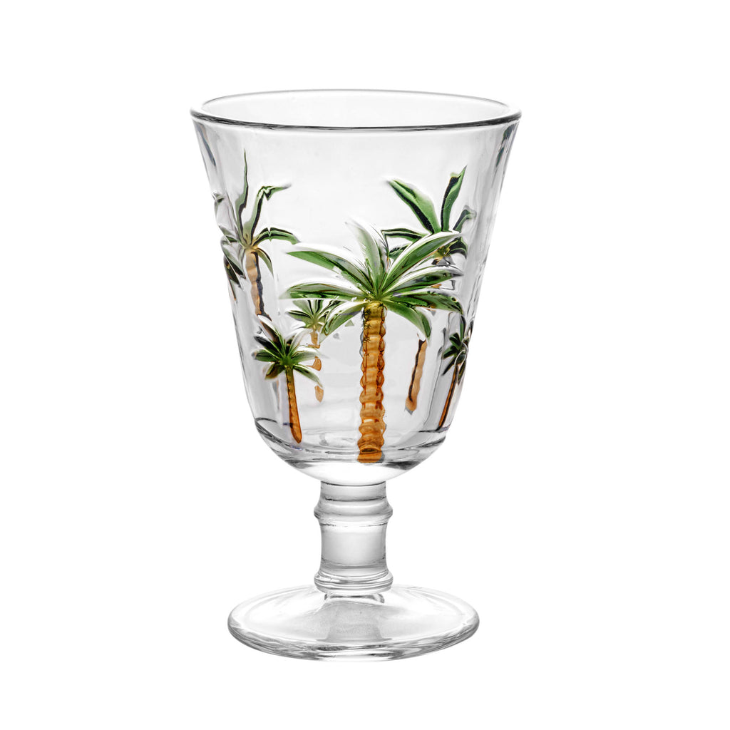 Conjunto 6 Taças de Cristal Palm Hand Painting 240ml - Lyor