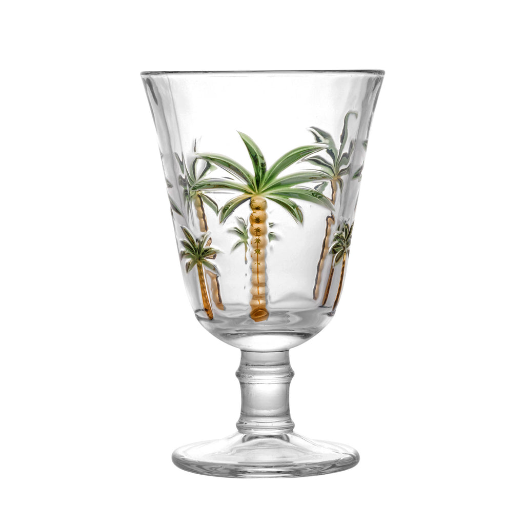Conjunto 6 Taças de Cristal Palm Hand Painting 240ml - Lyor