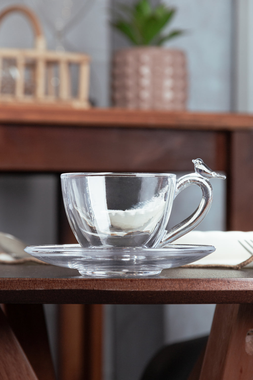 Conjunto 4 Xícaras de Café com Pires Bird 80ml – Wolff