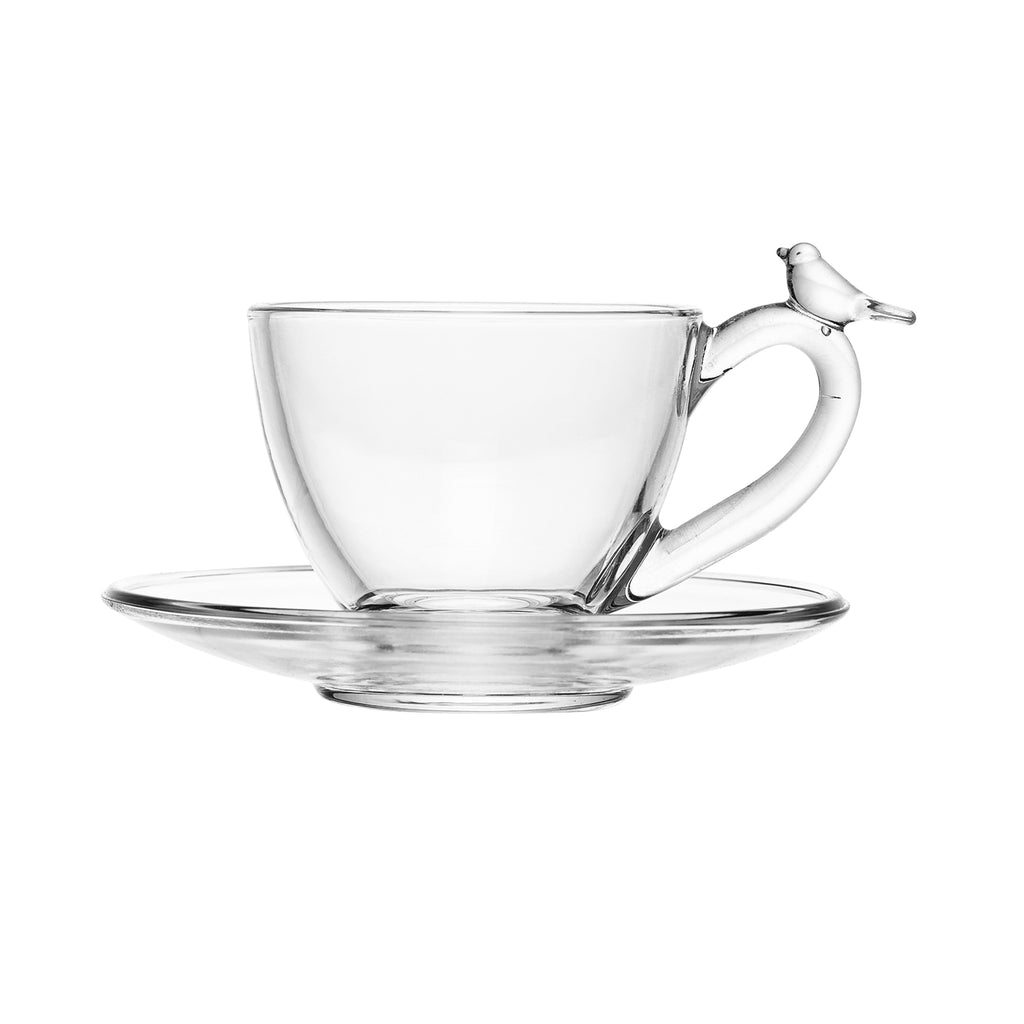 Conjunto 4 Xícaras de Café com Pires Bird 80ml – Wolff