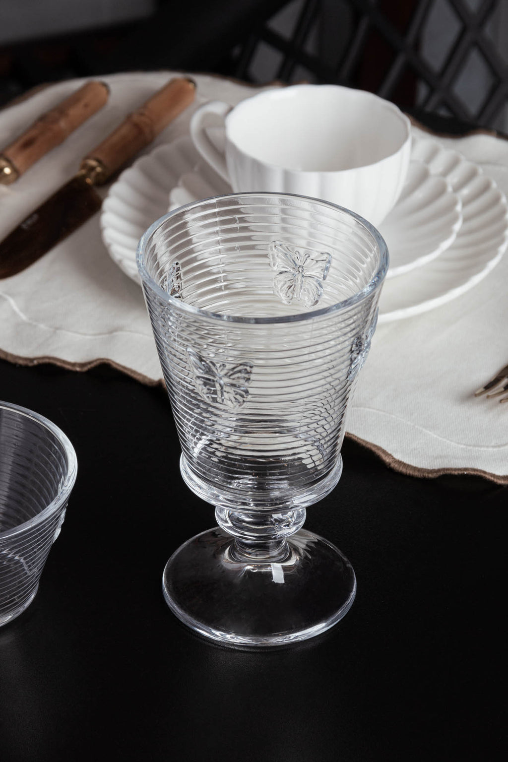 Conjunto 4 Taças de Água Lines Butterfly 350ml - Wolff