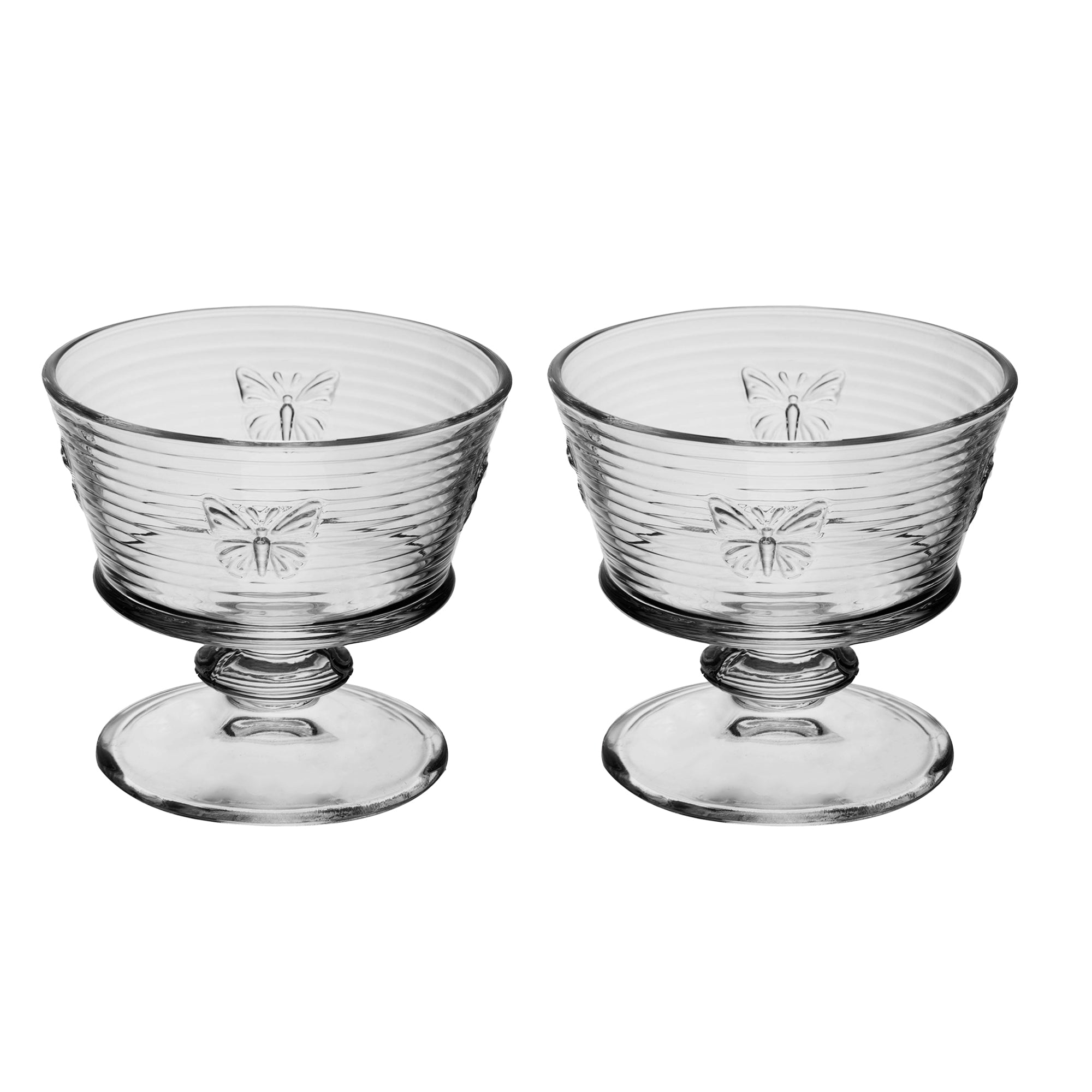 Conjunto com 4 Taças de Sobremesa Lines Butterfly - Wolff