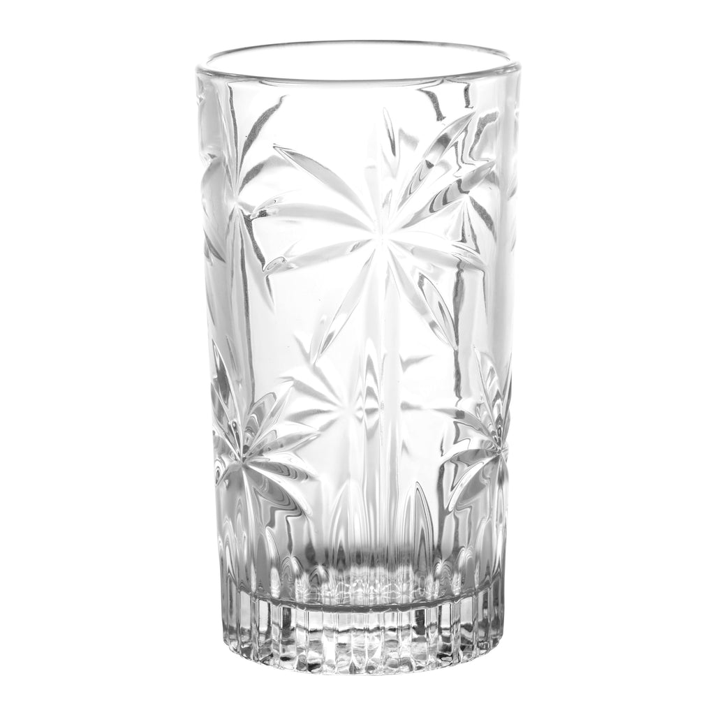 Conjunto 6 Copos Altos Palm Tree 360ml Cristal - Wolff