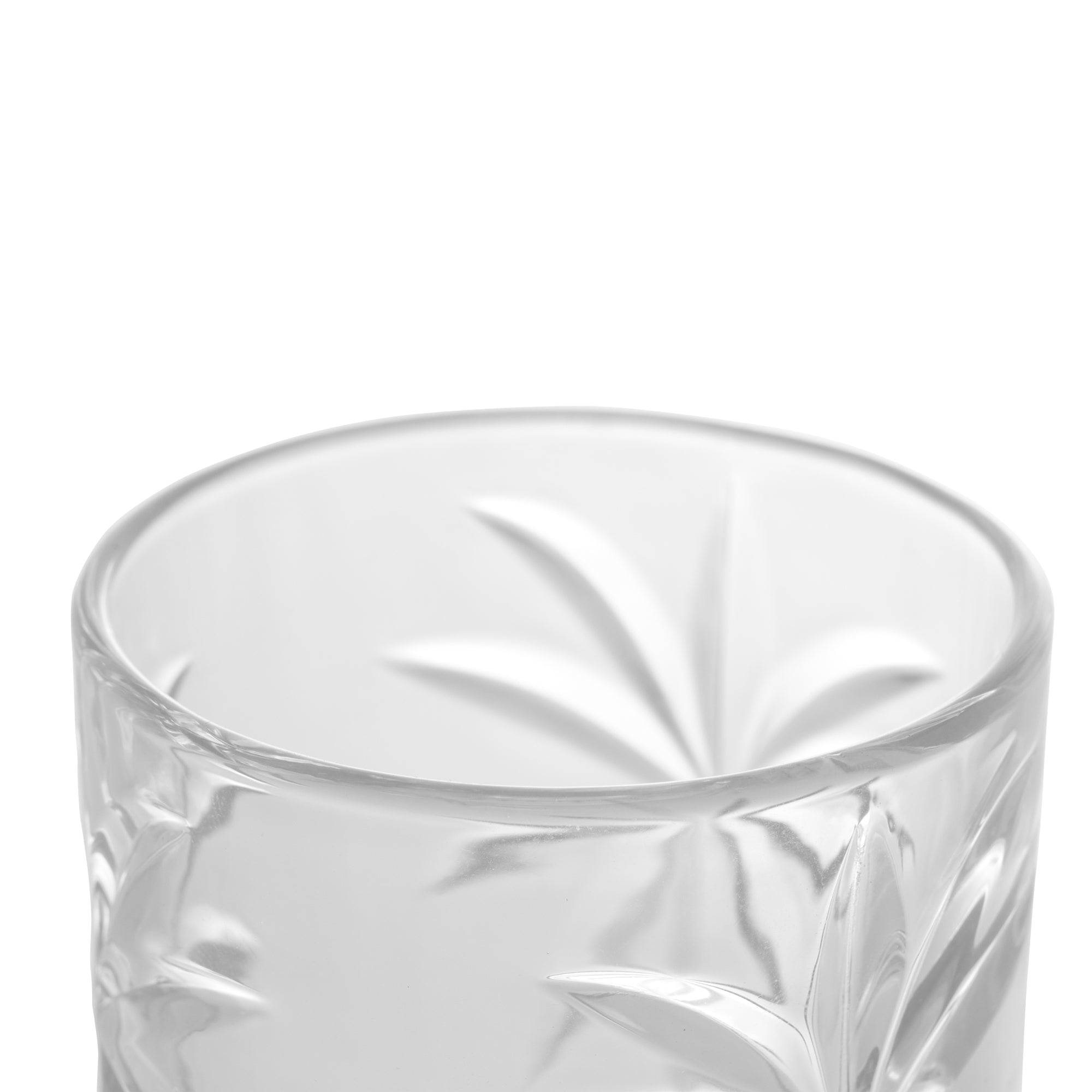 Conjunto 6 Copos Altos Palm Tree 360ml Cristal - Wolff