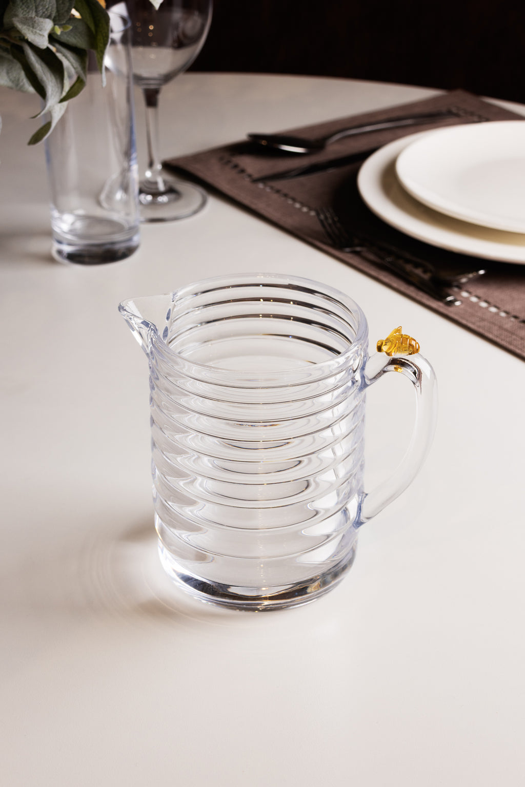 Leiteira Little Bee 595ml de Cristal – Lyor