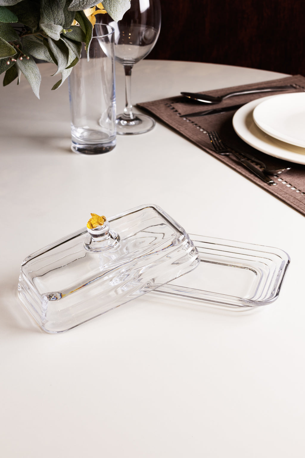 Manteigueira de Cristal Ecológico Little Bee – Lyor