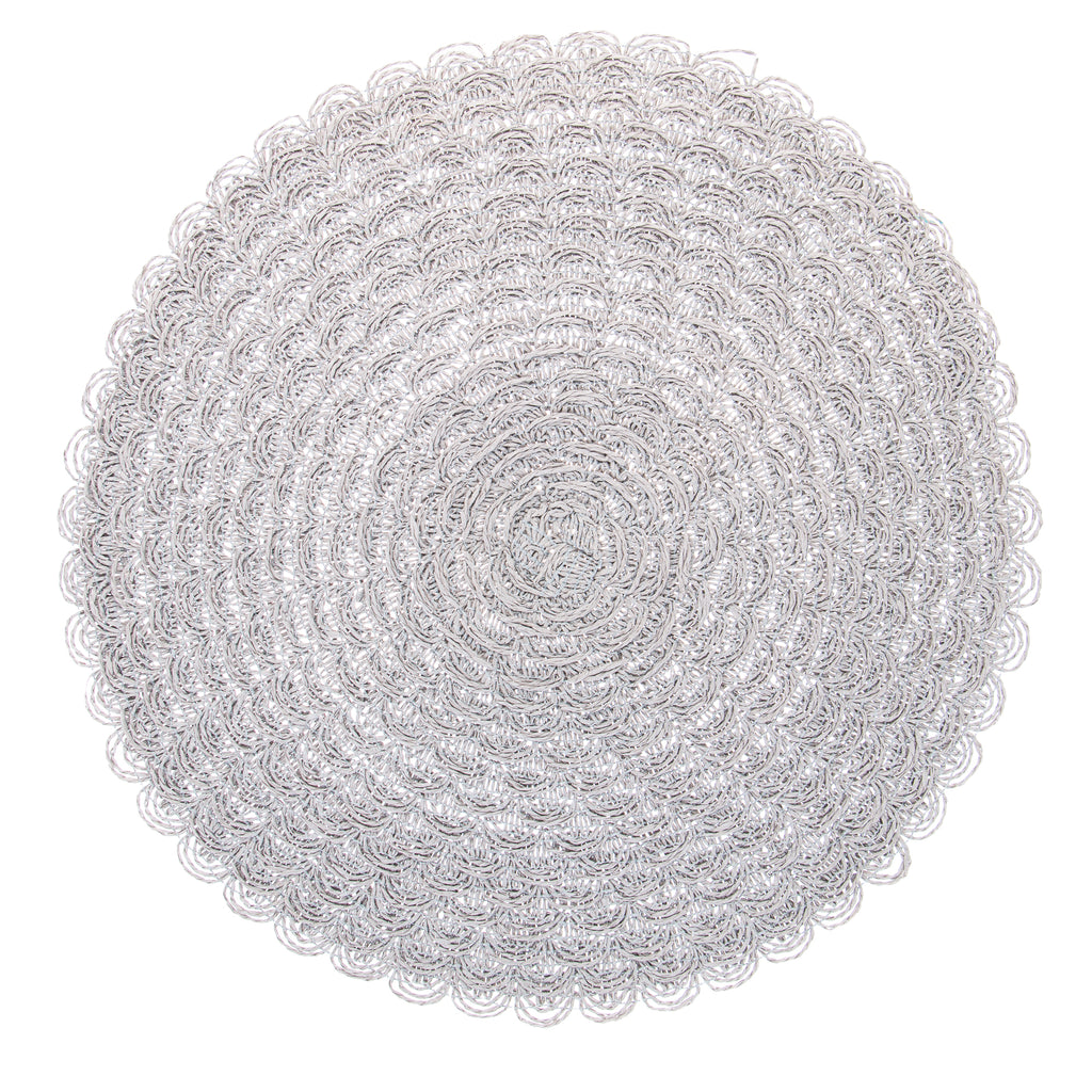 Conjunto 4 Lugares Americanos Pétala Cinza 38cm - Wolff