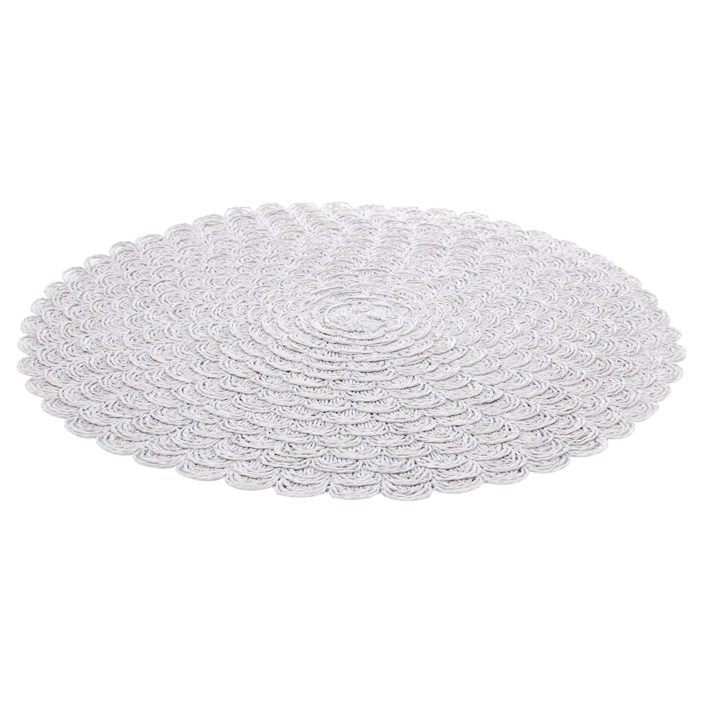 Conjunto 4 Lugares Americanos Pétala Cinza 38cm - Wolff