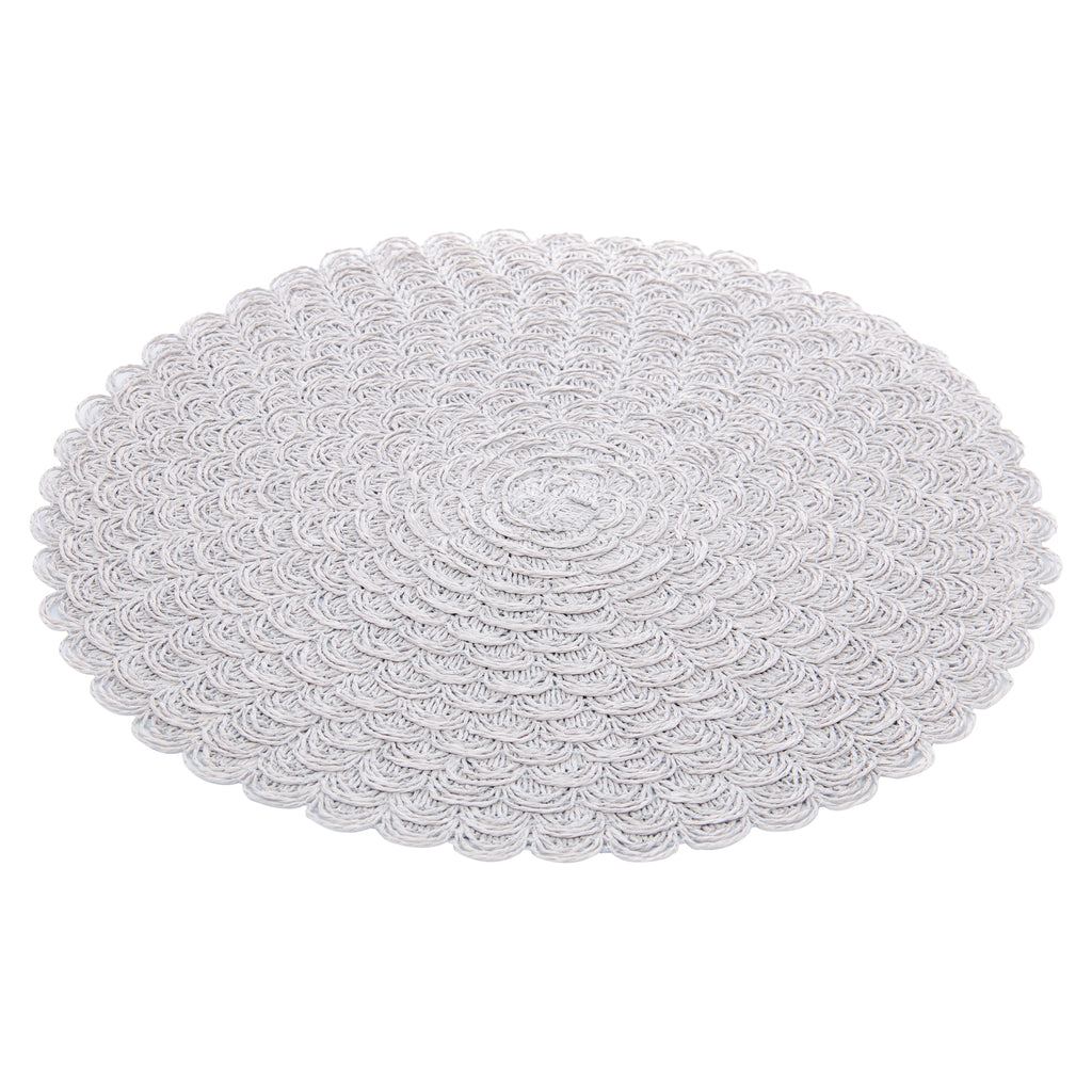 Conjunto 4 Lugares Americanos Pétala Cinza 38cm - Wolff
