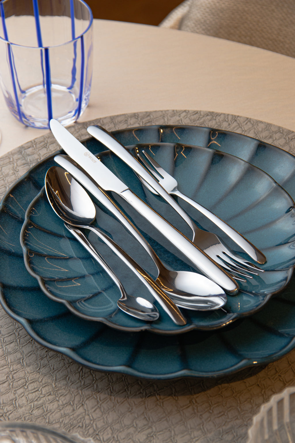 Faqueiro 30 Peças de Aço Inox Viena - Wolff